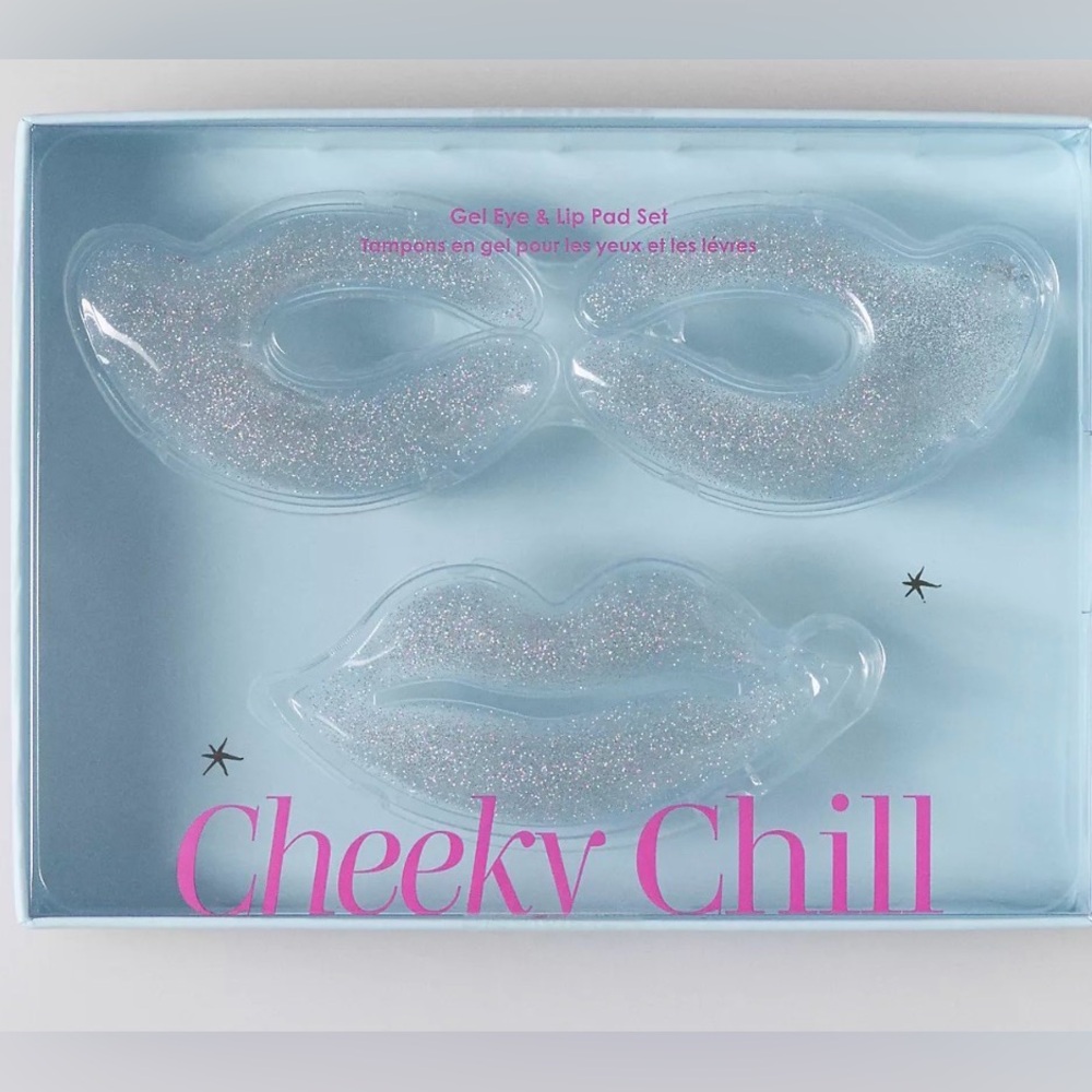 Anthropologie Glitter Gel Eye & Lip Pad Set